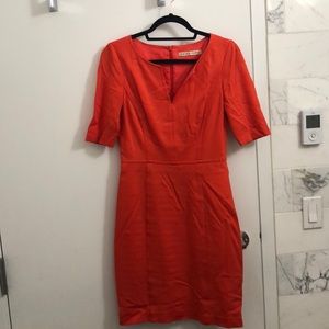 Trina Turk Bright Orange Dress
